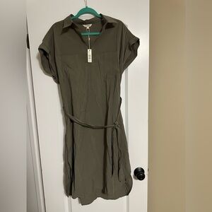 Max Studio Khaki Midi Dress